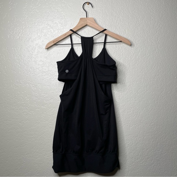 Lululemon No Limits Tank Workout Top Built In Sport Bra Flowy Size 6 - Picture 8 of 13